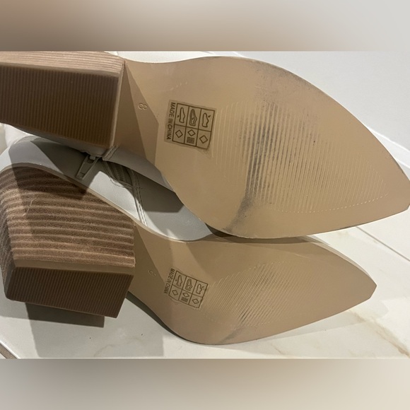 Women’s Faux Leather Knee High Cow Boy Boots sz 8 - Picture 9 of 9